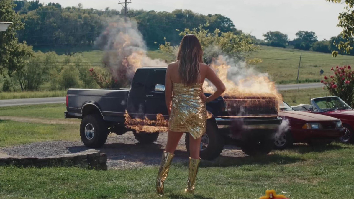 Carly Pearce - truck on fire